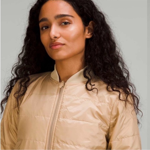 Lululemon Non-Stop Bomber Jacket Trench Size 10 - Picture 2 of 12